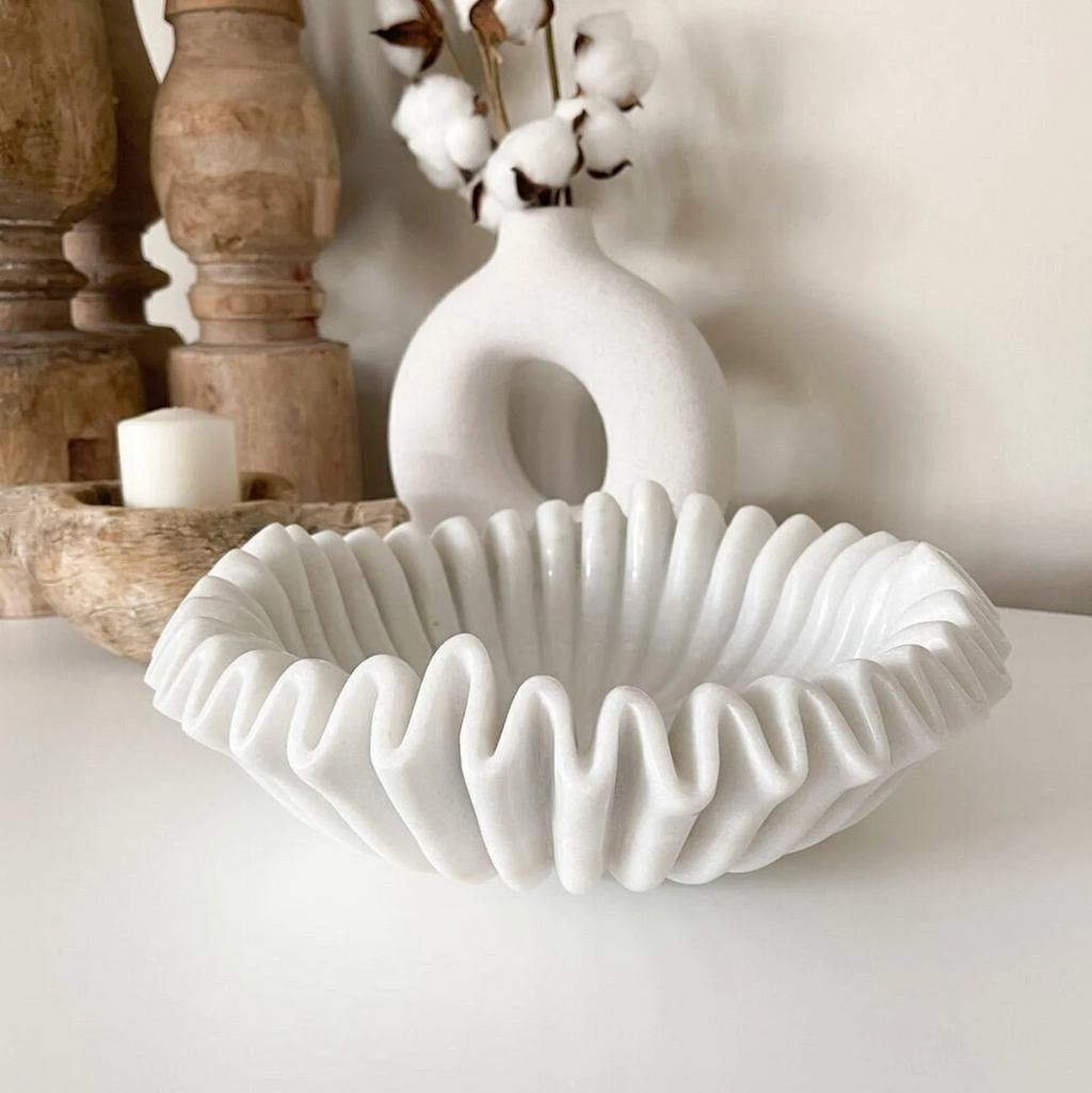 Hand Carved Marble Bowl