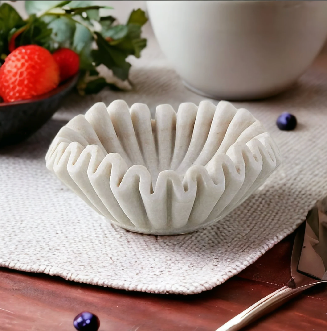 Hand Carved Marble Bowl