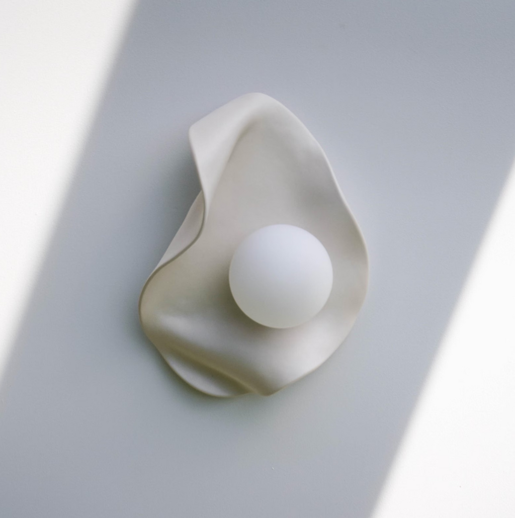 Handmade Wall Sconce with Glass Globe