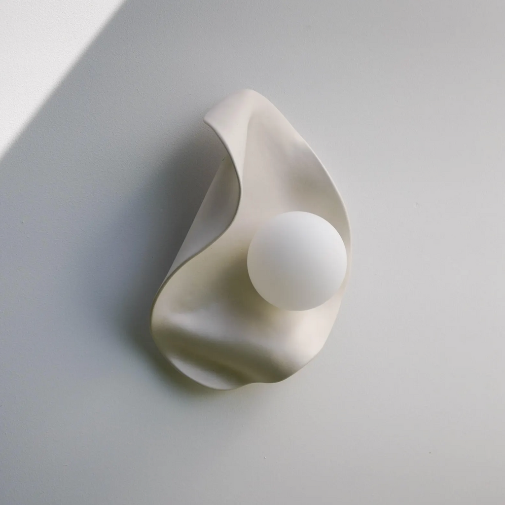 Handmade Wall Sconce with Glass Globe