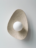 Speckled Ceramic Wall Light / Sconce