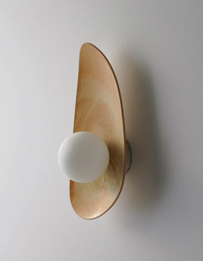 Sunset Coloured Handmade Ceramic Wall Lamp / Sconce