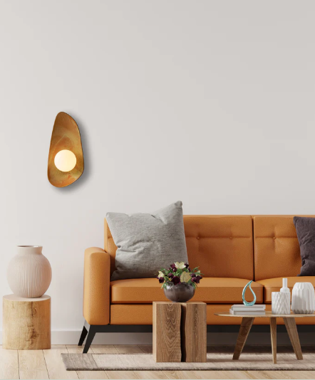 Sunset Coloured Handmade Ceramic Wall Lamp / Sconce