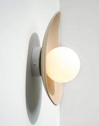 Toffee Beige Stoneware Ceramic Wall Lamp / Sconce