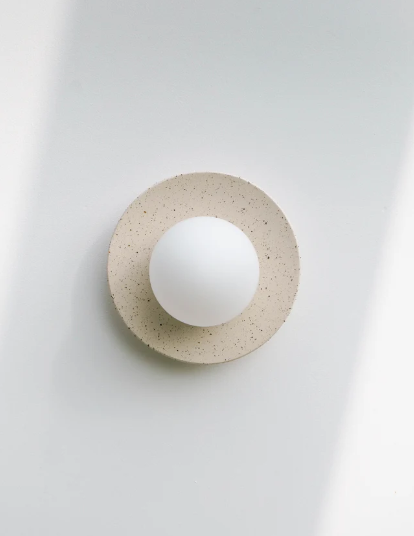 Speckled Ceramic Wall Light / Sconce