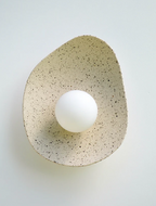 Speckled Ceramic Wall Light / Sconce