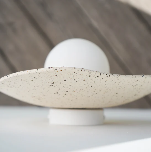 Speckled Ceramic Wall Light / Sconce