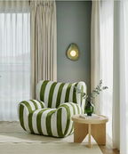 Handmade Green Ceramic Wall Light / Sconce