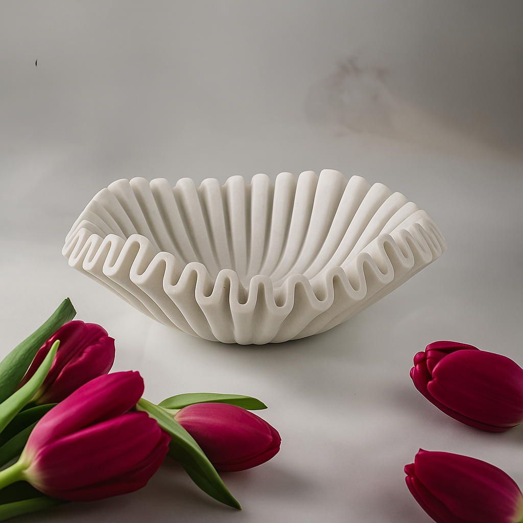 Hand Carved Marble Bowl