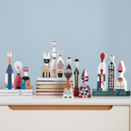 3 Kawaii Collectible Wooden Sculptures