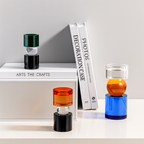 Colored Crystal Candlestick