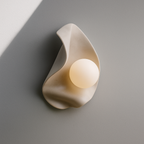 Handmade Wall Sconce with Glass Globe