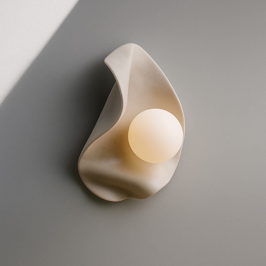 Handmade Wall Sconce with Glass Globe