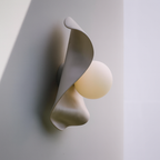 Handmade Wall Sconce with Glass Globe