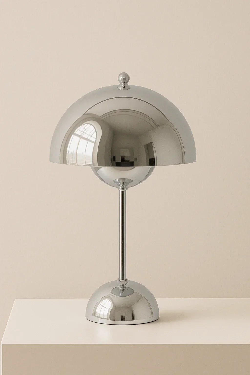 Silver Brulee Lamp