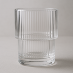 Striped Glass Cup