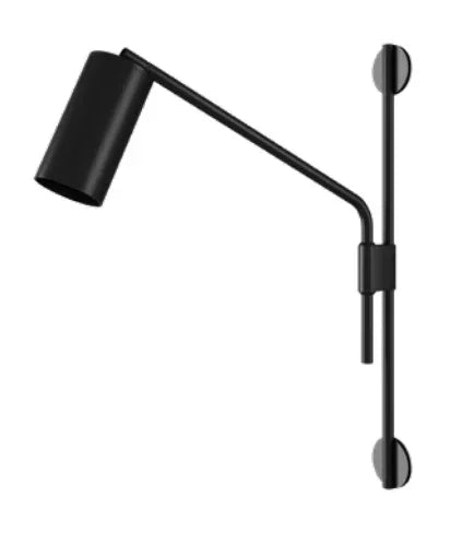Articulated Cylinder Bedside Lamp - Metallo Focus