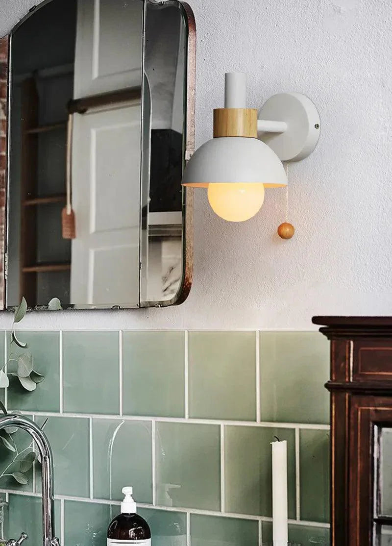 Wooden Wall Sconce