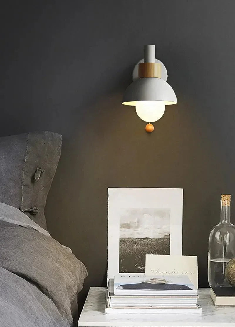 Wooden Wall Sconce