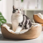 Natural Fiber Cat Bed