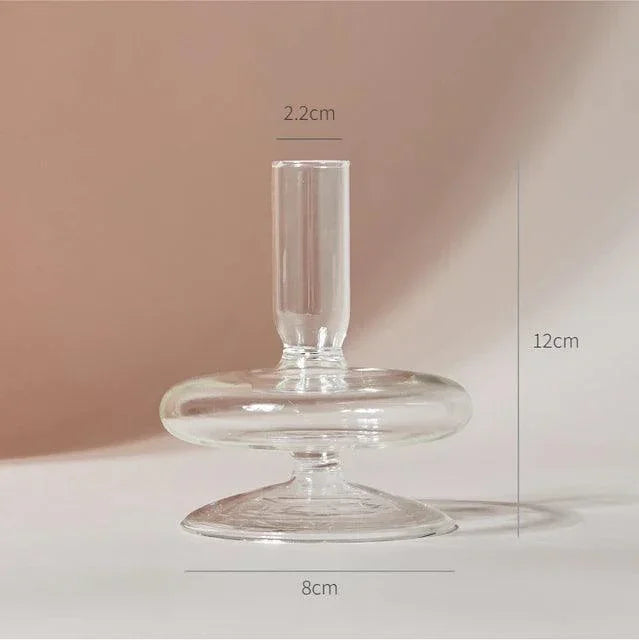 Glass Candlestick