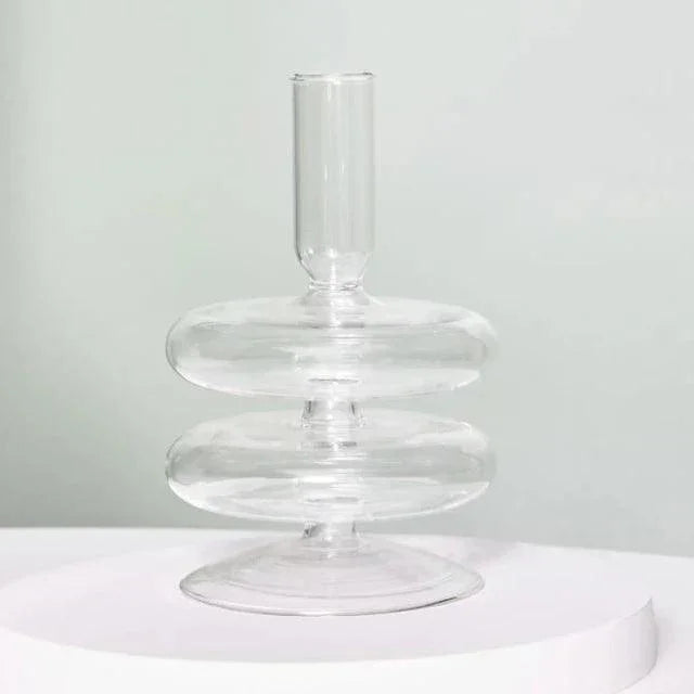 Glass Candlestick
