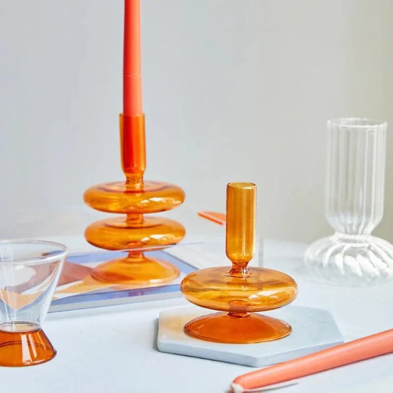 Glass Candlestick