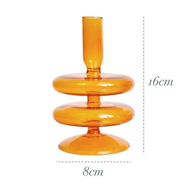 Glass Candlestick