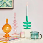 Glass Candlestick