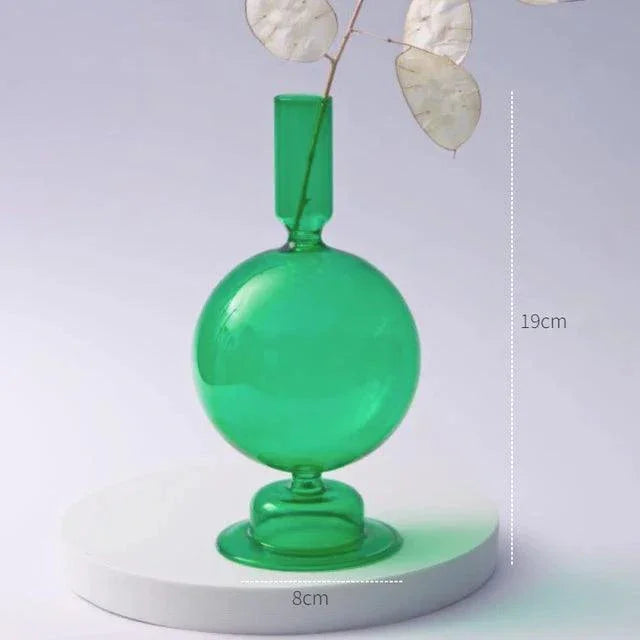 Glass Candlestick