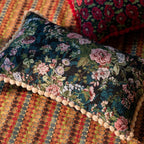 Floral Jacquard Cushion Cover