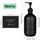 Set of 3 Black Shampoo Holders
