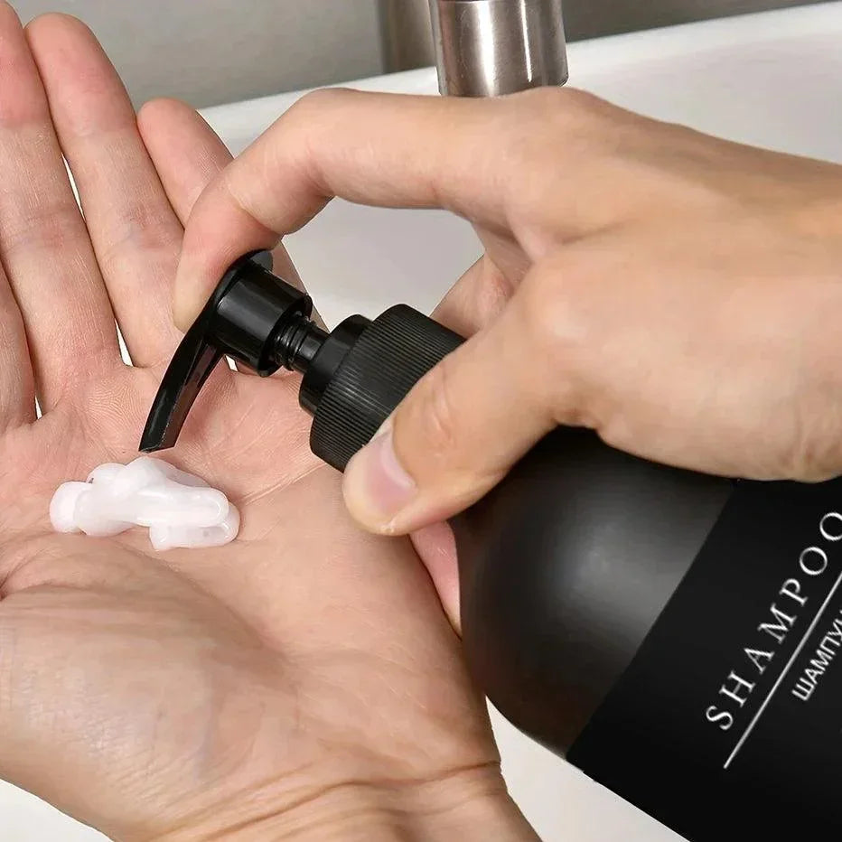 Set of 3 Black Shampoo Holders
