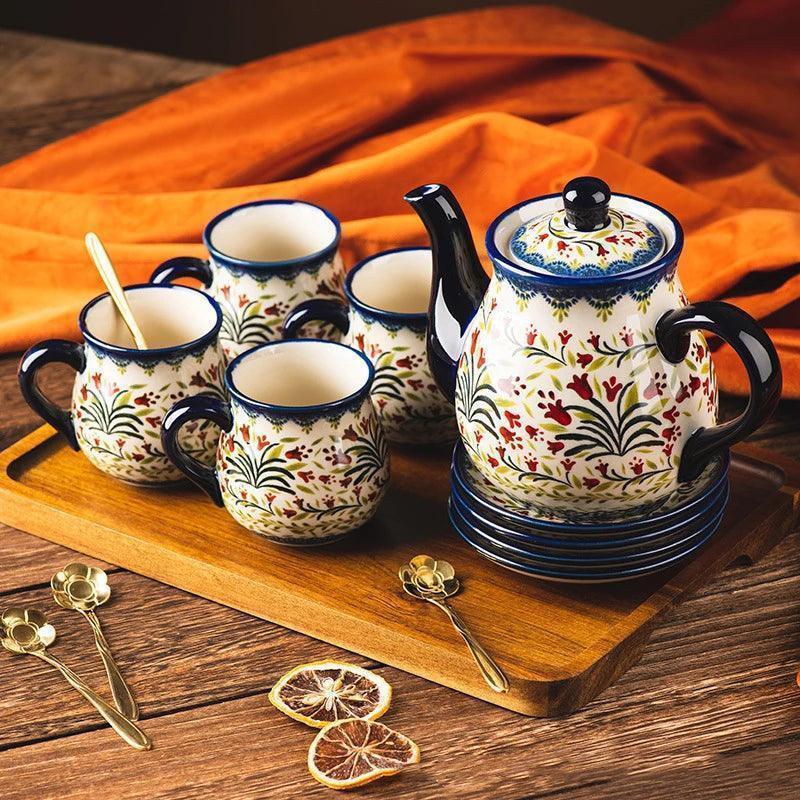Polish Teapot and Cup Set