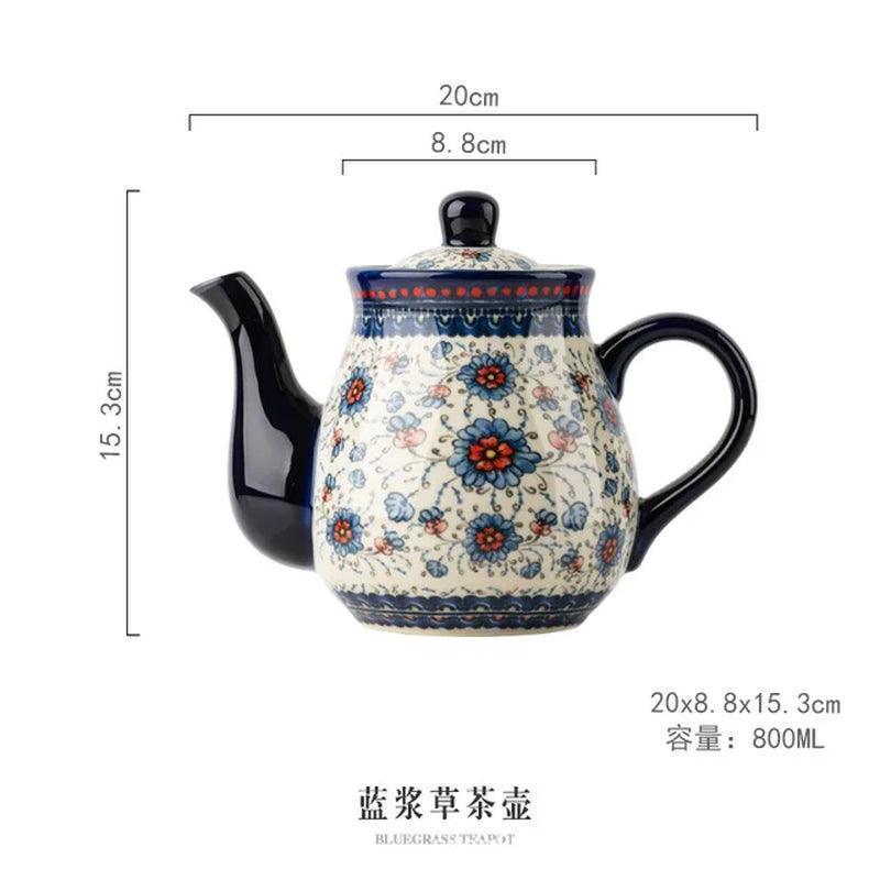 Polish Teapot and Cup Set