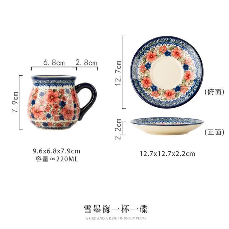 Polish Teapot and Cup Set
