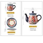 Polish Teapot and Cup Set