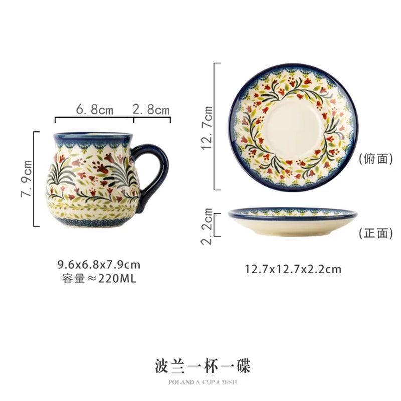 Polish Teapot and Cup Set
