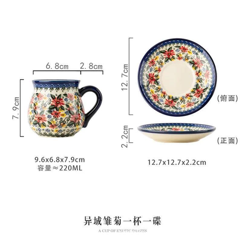 Polish Teapot and Cup Set