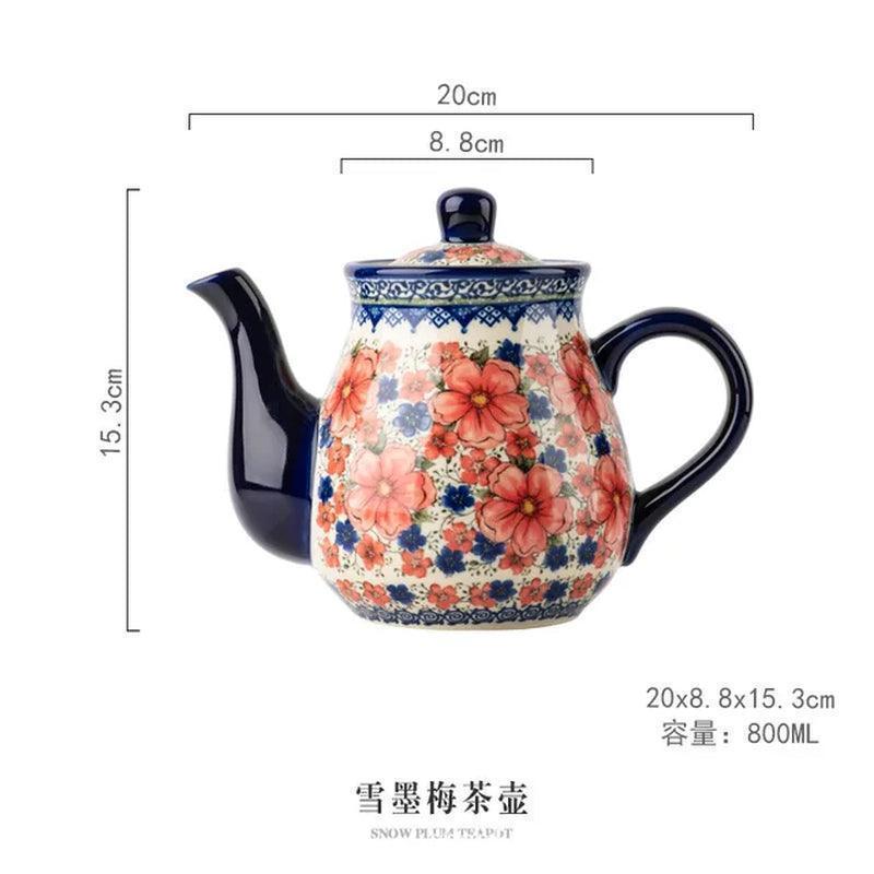 Polish Teapot and Cup Set