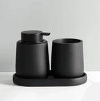 Ceramic and Resin Bathroom Set