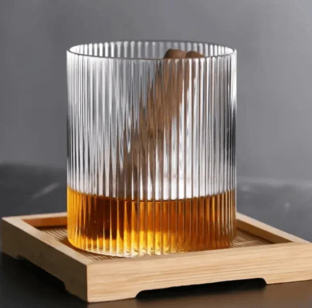 Striped Glass Cup