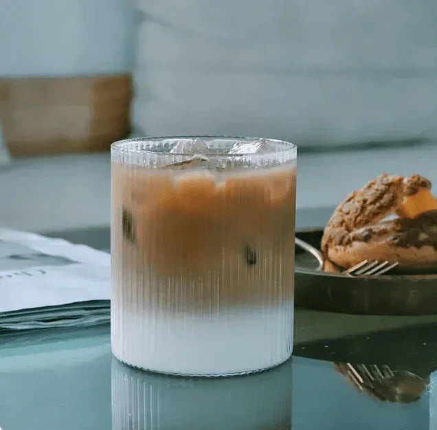 Striped Glass Cup