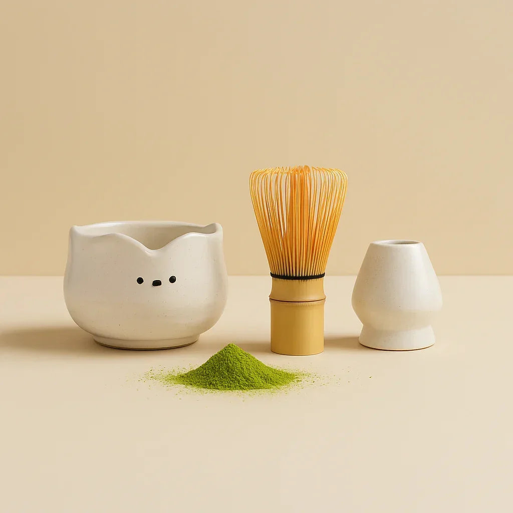 Ceramic Matcha Bear Kit 600ml