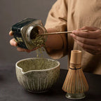 Ceramic and Bamboo Matcha Kit
