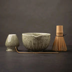 Ceramic and Bamboo Matcha Kit