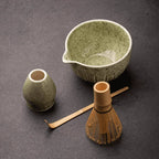 Ceramic and Bamboo Matcha Kit