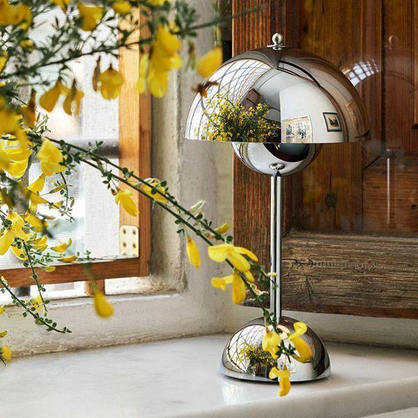 Silver Brulee Lamp