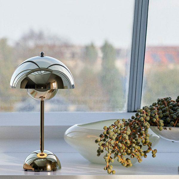 Silver Brulee Lamp