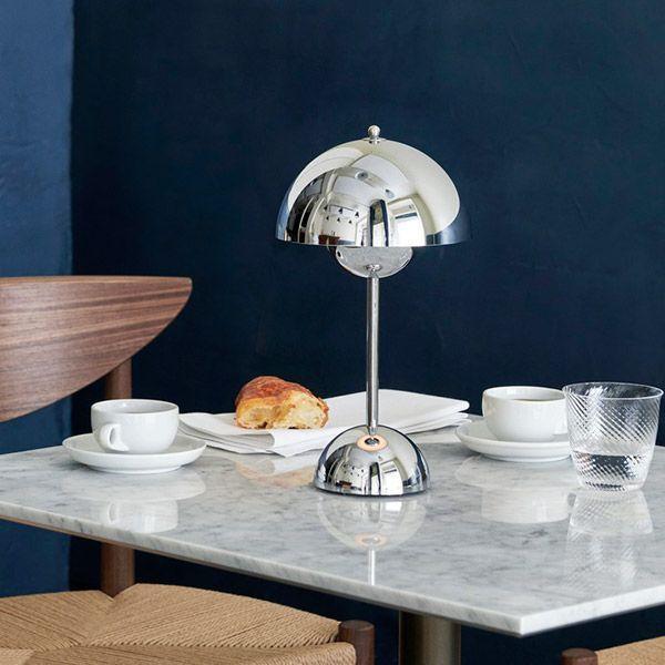 Silver Brulee Lamp